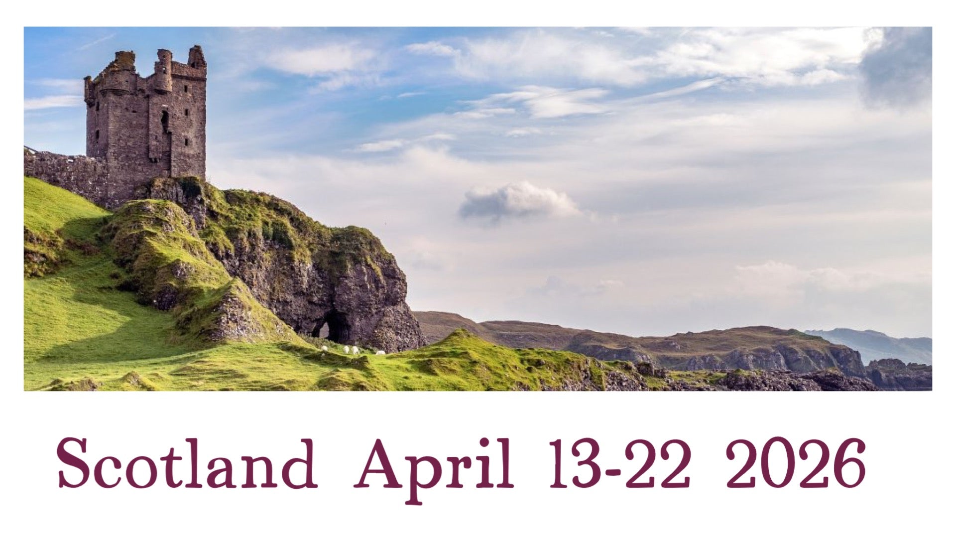 Join us in Scotland!
