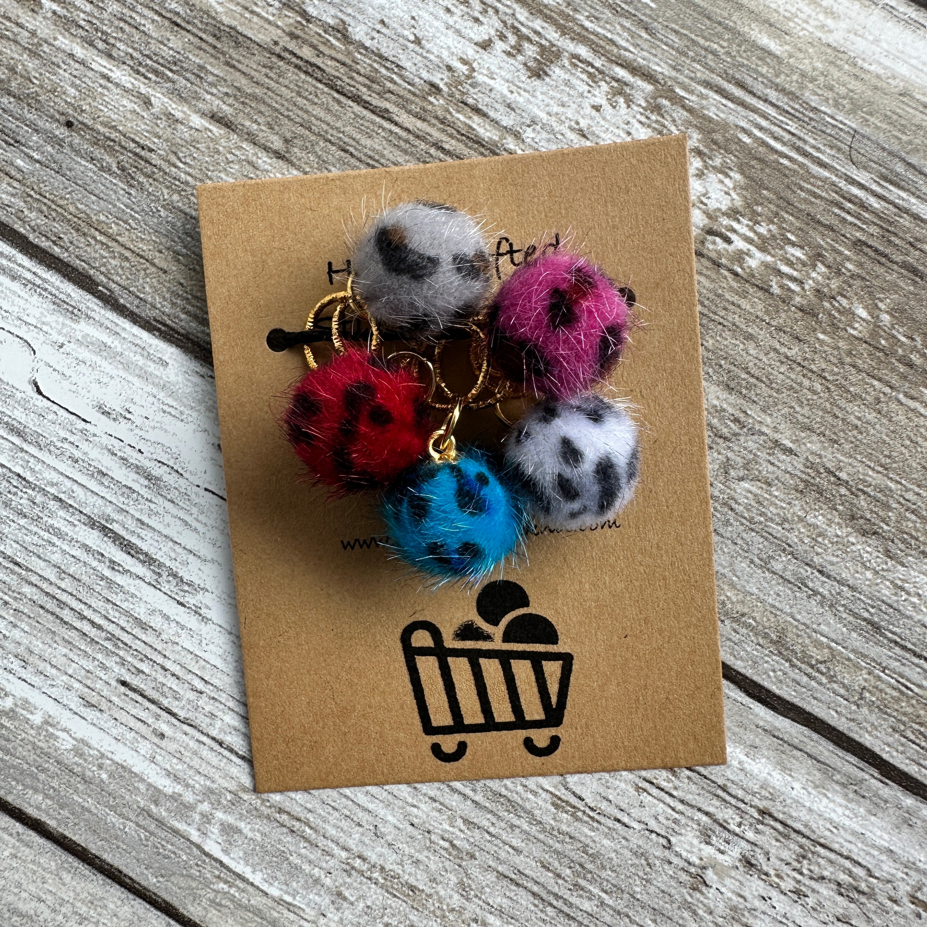 Mini Pompom Stitch Markers