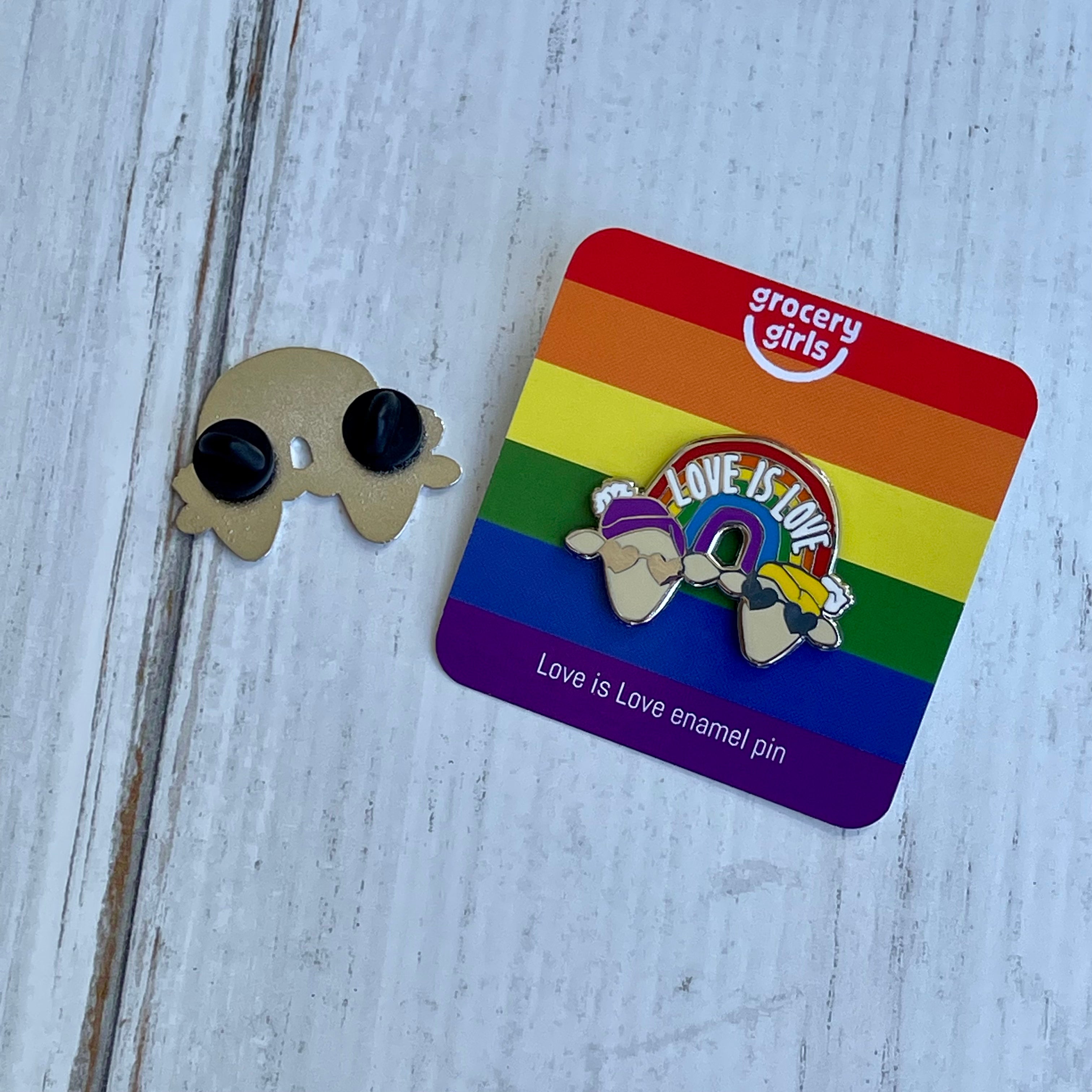 Love is Love Enamel Pin