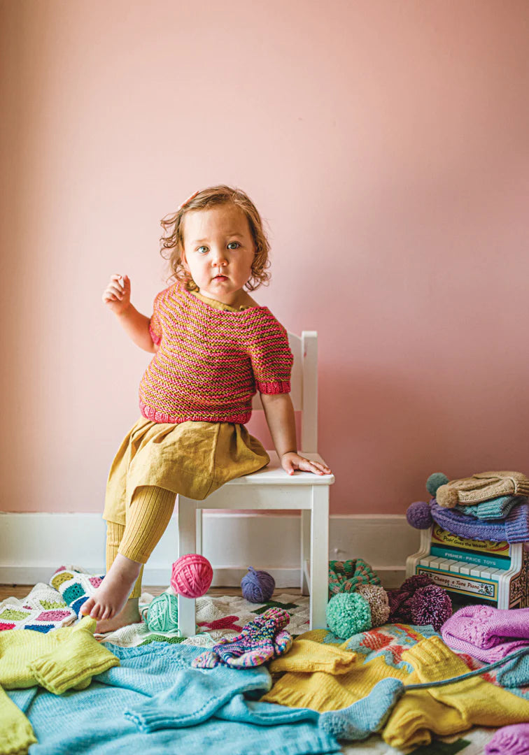 Mini Pom-Happy Knits For Little Kids Book