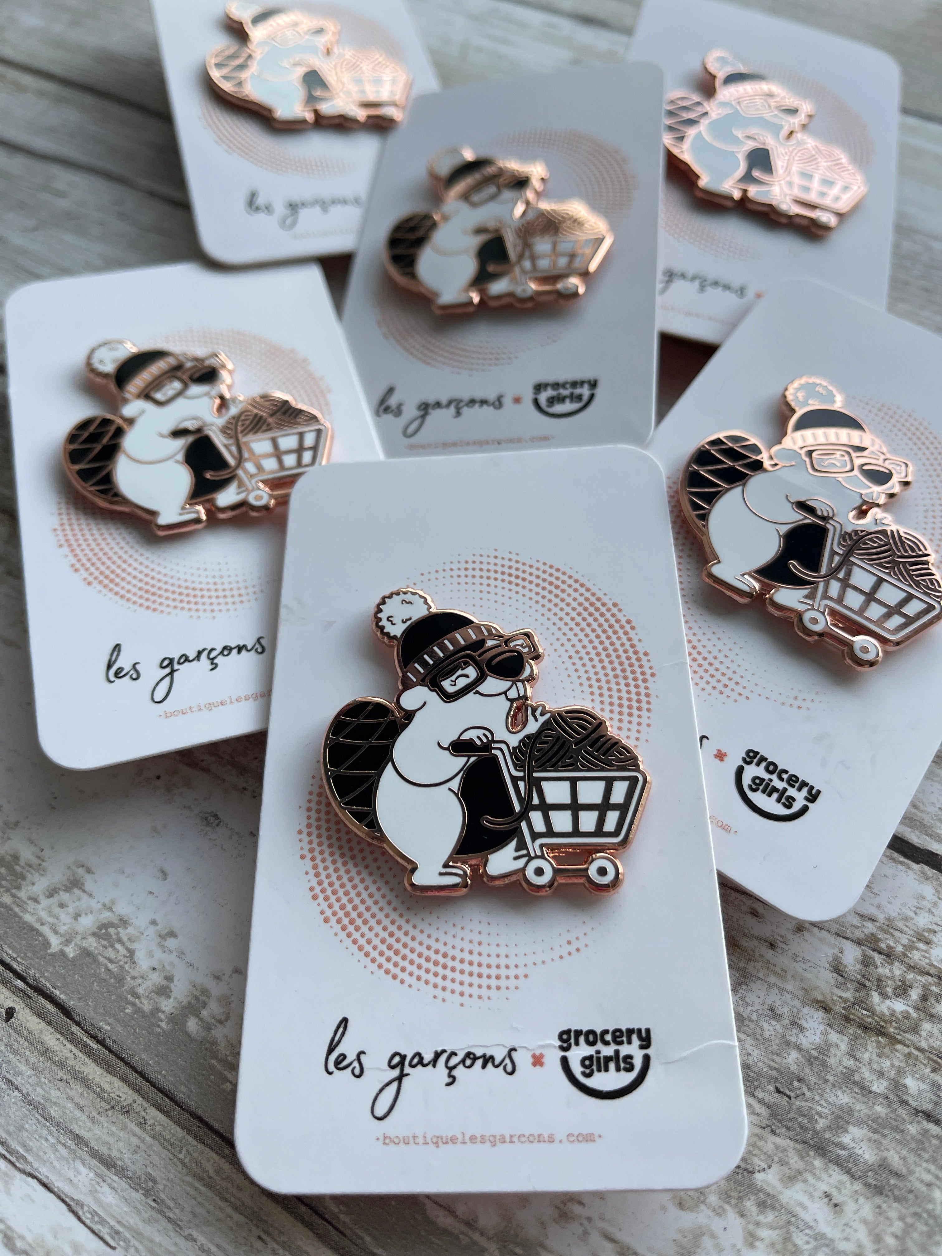 Muffy the Beaver Enamel Pin