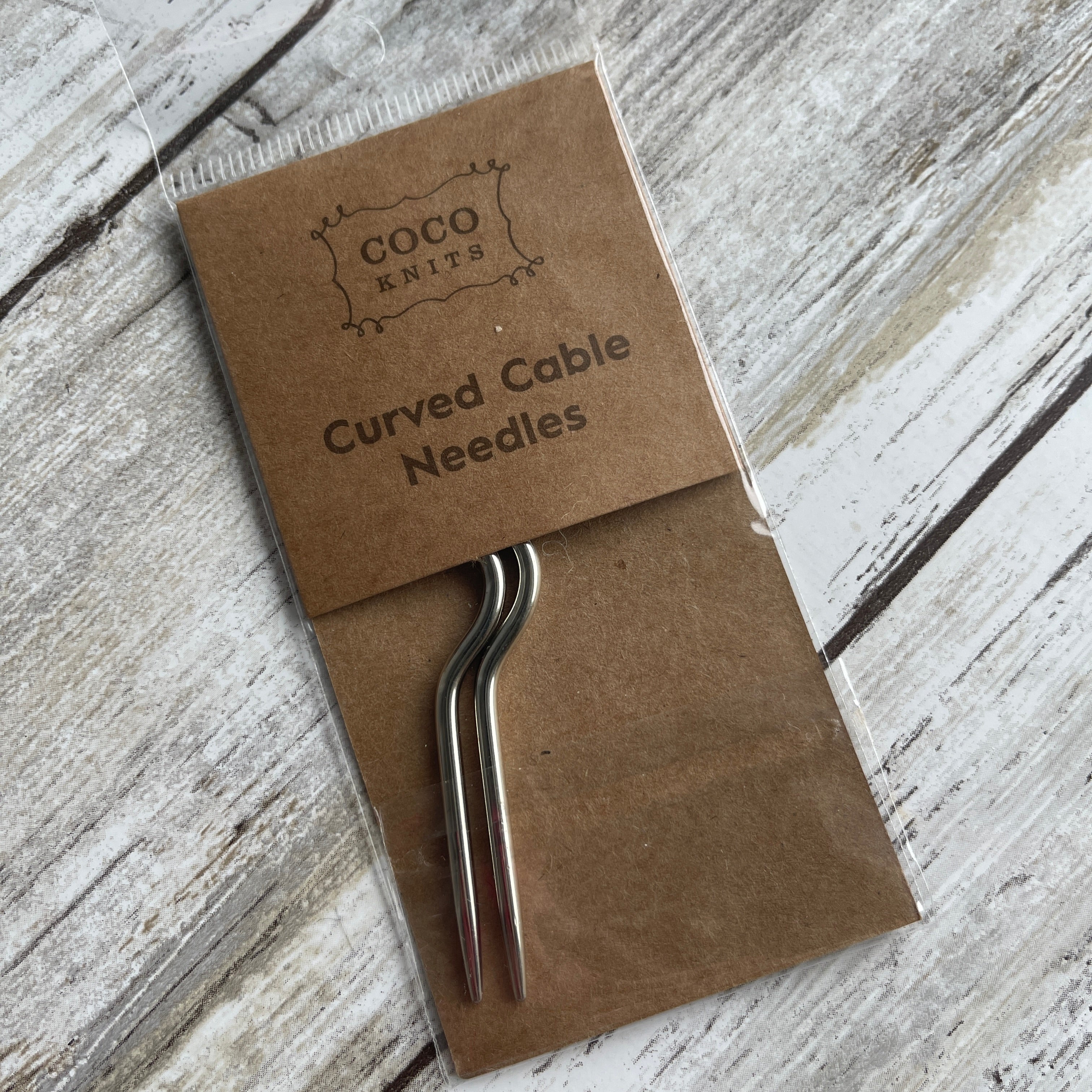 Cocoknits Curved Metal Cable Needle