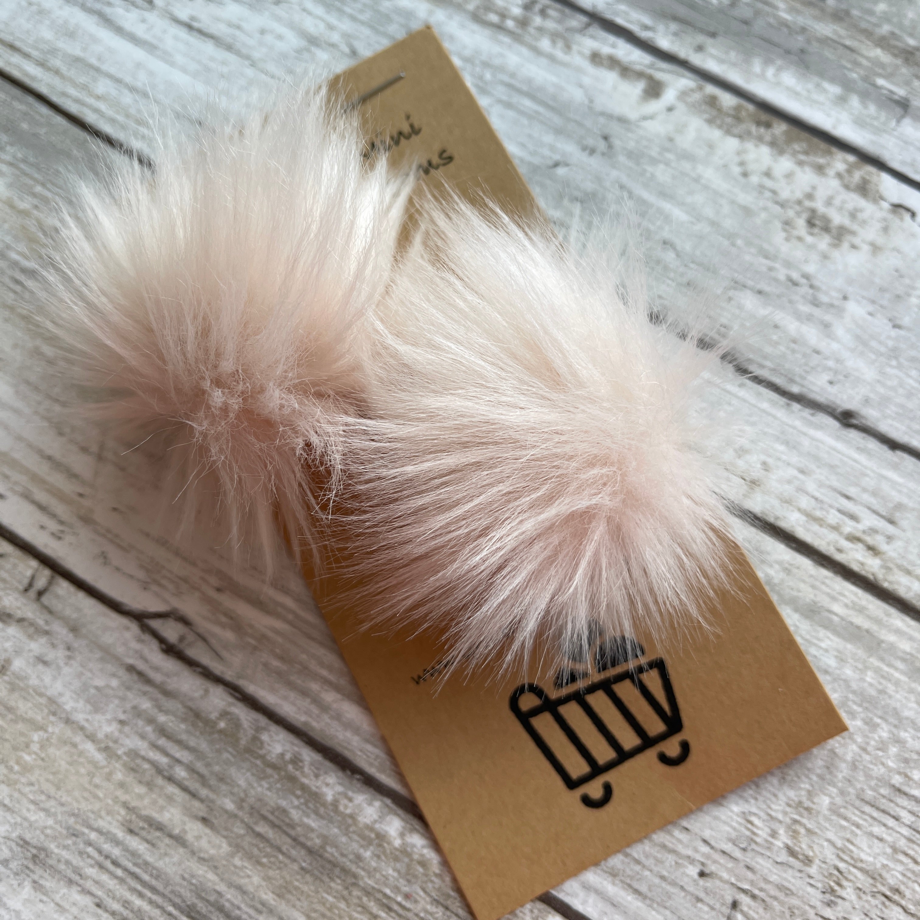 Mini Pompom Pair l #3 Blush